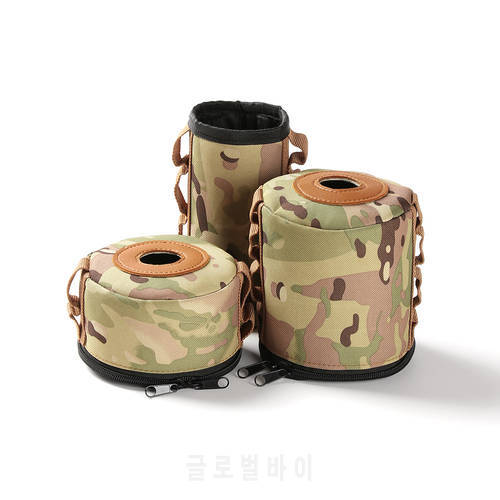 Outdoor camping mini gas tank cover protective cover insulation cover anti-fall picnic accessories gas tank storage bag