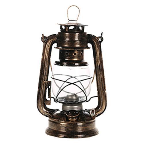 24cm Retro Design Classic Kerosene Lamp Handheld Kerosene Lanterns Wick Portable Lights Portable Lights Adornment Lamp HOT