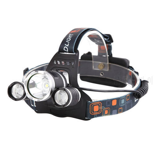 USB Rechargeable Zoom LED headlamp Fishing headlight Torch Hunting head lamp Camping Headlamp Flashlight with Built in Battery