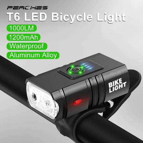 Bike Light Front USB Rechargeable Bicycle Handlebar Front Lamp MTB Road Bike Headlight Cycling Flashlight MTB Accessories New