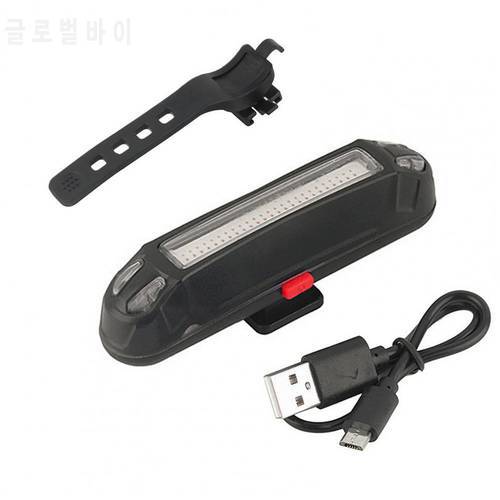 Bicycle Rear Light Rechargable Clips Tightly 6 Hours Runtime High Performance Safely Rear Bike Taillight for Mountain Bike