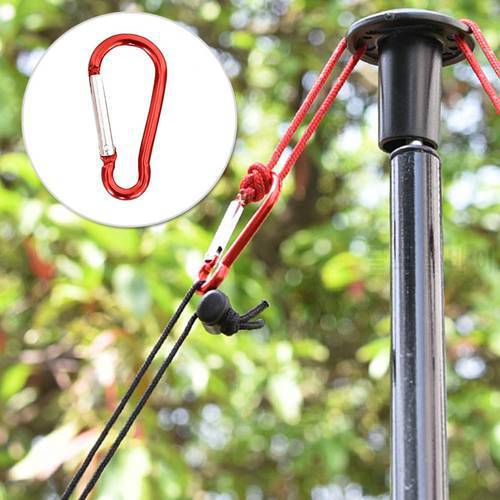 10Pcs Spring Snap Hook Heavy Duty Gourd-shaped Outdoor Accessories Camping Traveling Hiking Keychains Carabiners for Key