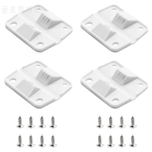 4 Pack Coolers Hinges and Screws Set Hinges Replacement with Screws Set Hinges Set Replacement Compatible with Colemans Coolers