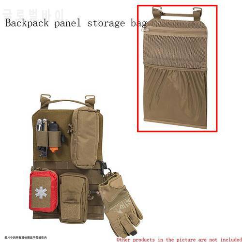 Backpack panel plug-in outdoor bag multi-function plug-in system tool storage bag