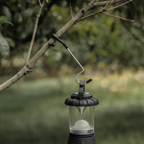 1/3Pcs Metal Pole Hooks Universal Camping Outdoor Picnic Lantern illumination Hangers Hooks Useful Tree Branch Hooks