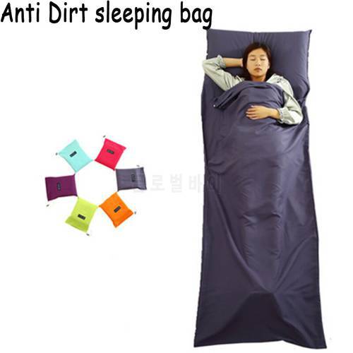 Extralight Sleeping Bag Outdoor Camping Portable Sheet Hotel Anti Dirty Sleep Bag Envelope Portable Sleeping Sack