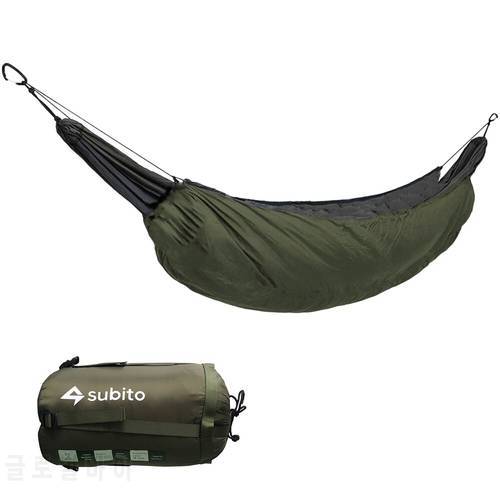 Thermal Under Blanket Hammock Portable Hammock Underquilt Hammock Insulation Accessory Outddor Camping Sleeping Bag for Camping