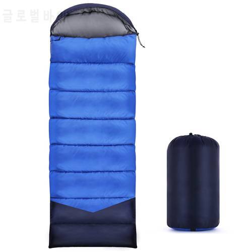 TOMSHOO Camping Sleeping Bag 1.8kg Warm Envelope Backpacking Sleeping Bag for Outdoor Traveling Hiking for -10℃-5℃ Temperature
