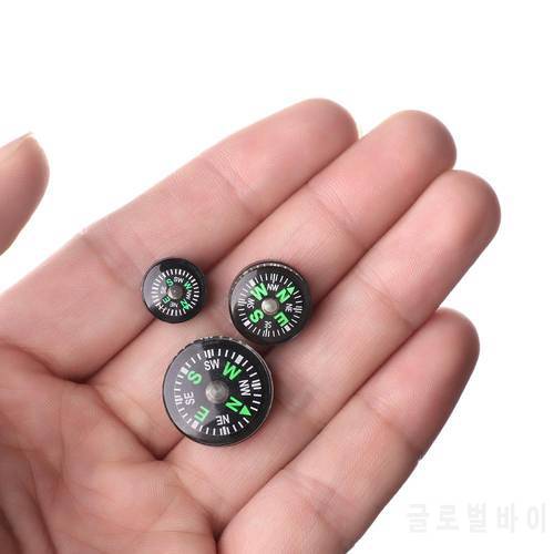 10 PCs Portable Mini Camping Hiking North Navigation Handheld Accurate Compass Survival Compasses Button Design Practical Guider