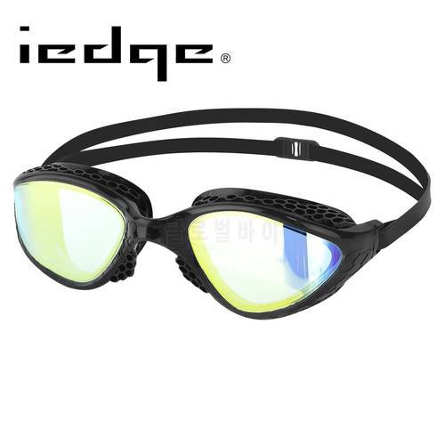 Barracuda iedge Swimming Goggles Mirror Lenses Honeycomb-Structured Gasket Triathlon UV Protection For Adults VG-945