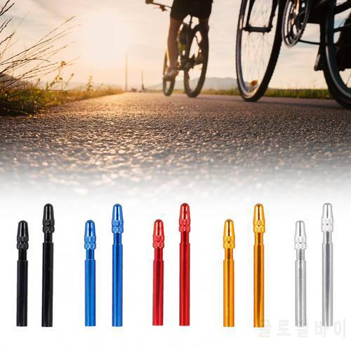Aluminum Alloy Air Valve Extender Components Different Specifications Sturdy Sturdy Bicycle Valve Extender
