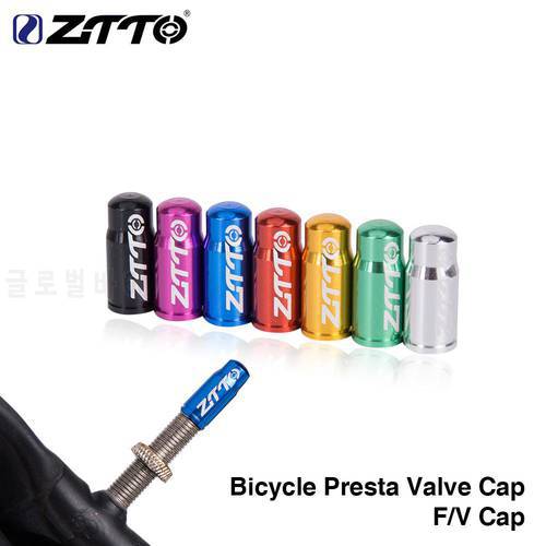1 Pair Colored Valve Caps Aluminum Alloy Dust-proof Cover for Air Nozzle French Valve Cap MTB Mountain Bike Accessories