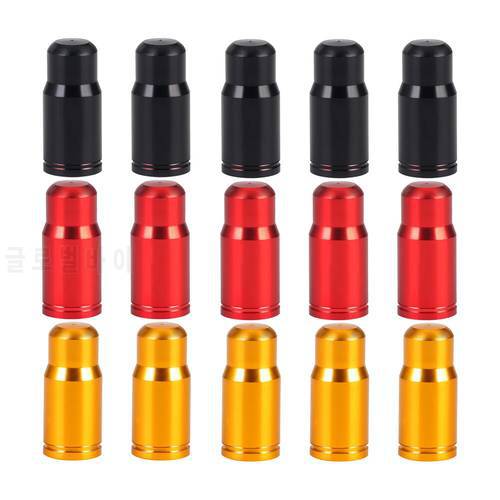 5pcs Lightweight Dust-proof Bike Tire Valve Caps Colorful Bicycle Tyre Aluminum Alloy French Valve Covers Protector