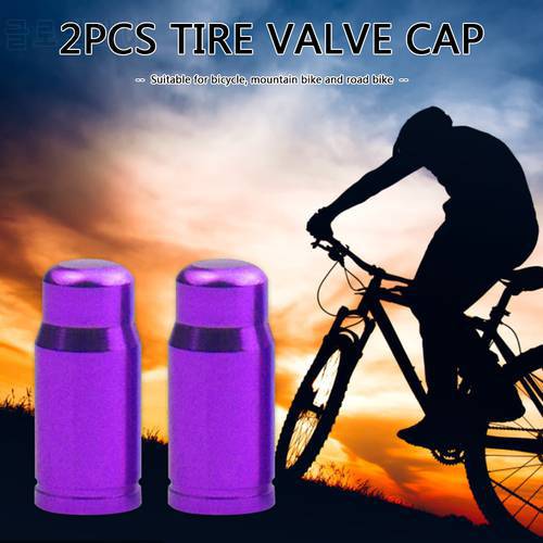 2Pcs Presta Tire Valve Cap MTB Road Bike Aluminum Alloy Tyre Valve Dust Cover Biking Portable Dustproof Cycling Parts Accessorie