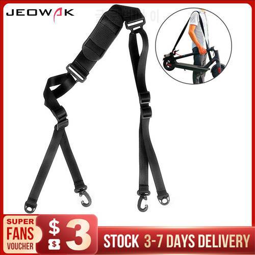 Adjustable Shoulder Strap Belt Carrying Strap Electric Scooter Shoulder Hand Strap Belt Bike Holder Belt Bicycle Accessories
