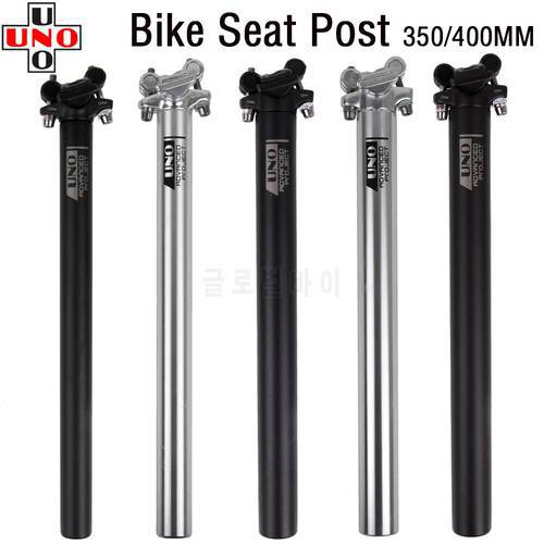 UNO Bicycle Seatpost MTB Road Mountain Bike Ultralight Aluminum Post Seat Tube 25.4 27.2 30.9 31.6mm Bicycle Parts