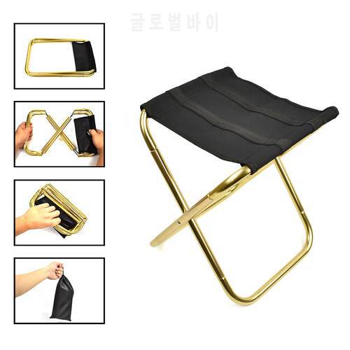 A261 Outdoor camping folding chair light light 7075 aluminum fishing chair portable barbecue folding stool