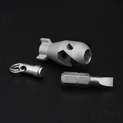 Shark Screwdriver Tactical Titanium Alloy EDC Outdoor Multi Tool Bottle Opener With Magnetic