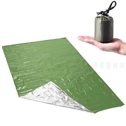 2022 New Outdoor Portable Emergency Sleeping Bag with Drawstring Sack for Camping Hiking Travel Survival Tourism Equipment