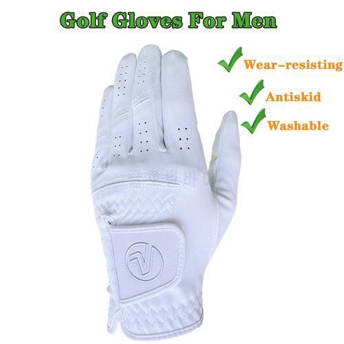 Men&39s Golf Glove Left Hand Micro Soft Fiber Breathable Antiskip Golf Gloves Men 1pc Pack