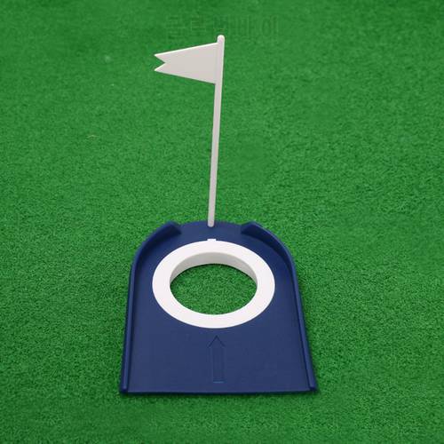 Golf Putting Cup Green Golf Ball Putting Mat Golf Training Aid with Hole Flag