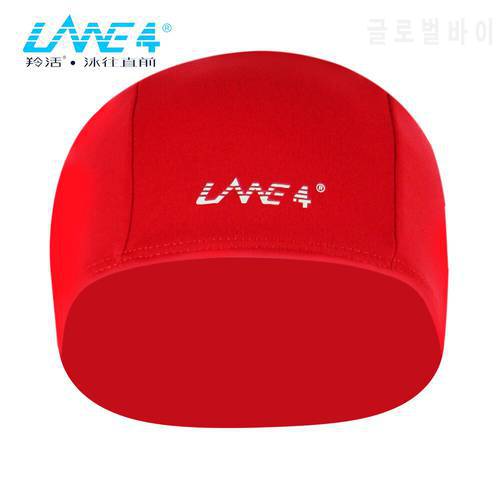 LANE4 Swimming Caps ,Long hair,Comfortable ,Lightweight, Pool Accessories ,For Adults AJ030 Red