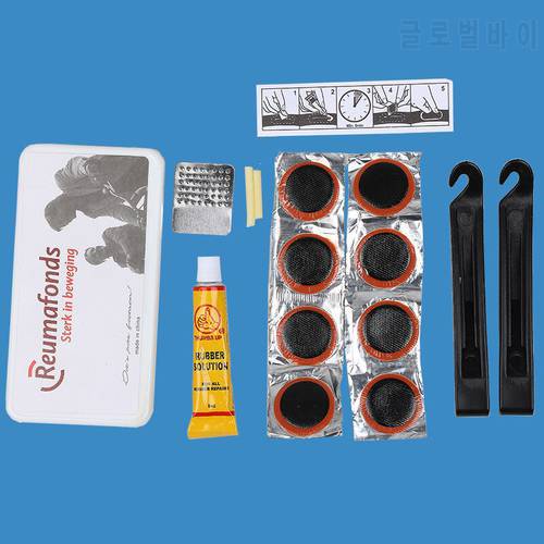 Brand New Bike Bicycle Flat Tire Repair Kit Tool Set Kit Patch Rubber Portable Fetal Best Quality Cycling Free Shipping