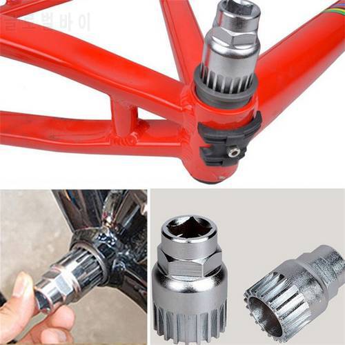 Remover isis BB Bottom bracket Socket Crank Puller Wrench MTB Road BMX Bicycle Repair Tool Bike Tools Kit Chain Cutter Freewheel