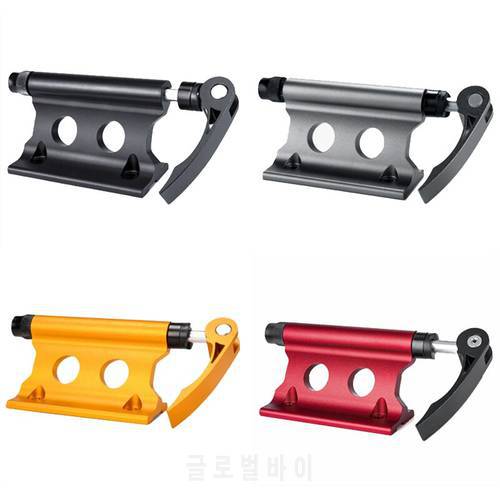 M89D Quick Release Bike Carrier, Front Fork Fixed Clip Luggage Rack, Aluminum Alloy Bike Lockout Fork Mount