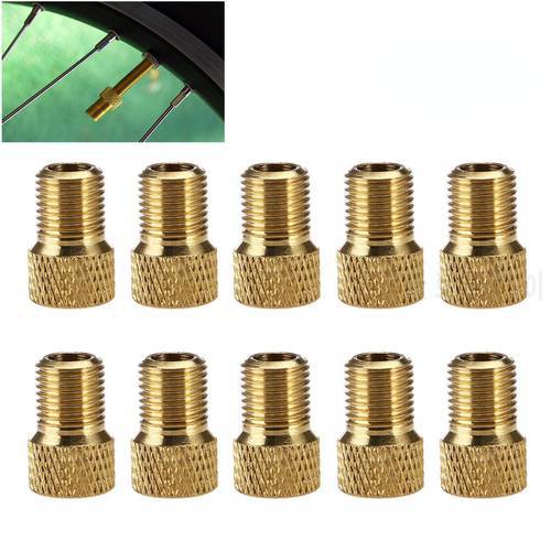 Cycling Inflated Lends To Schrader Small Golden Big Wheel Adapter for Valve Mountain Bike Motorbike Bike Accessories