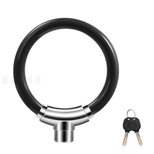 Theft Zinc Alloy PVC Cable Ring Universal Protective Bicycle Lock Bicycle Accessories Bike Lock with 2 Key JC