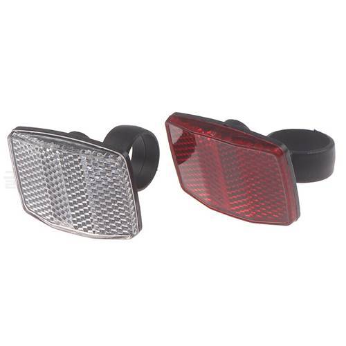 1PC Hot Sale Bicycle Front Rear Reflective Lens MTB Road Bike Automatic Reflectors Cycling Warning Light Bicycle Accessories