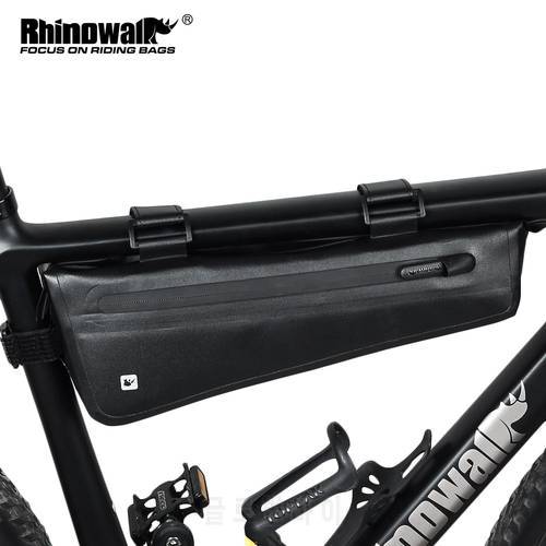 Rhinowalk Bicycle Triangle Bag Bike Frame Front Tube Bag Waterproof Cycling Bag Battery Pannier Packing Pouch Accessories