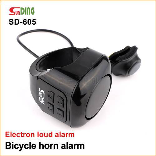 Bike Call Bicycle Bell Timbre Horn Assword Alarm Waterproof Mini Wireless Horn Sound Alarm Outdoor Protective Cycling Accessorie