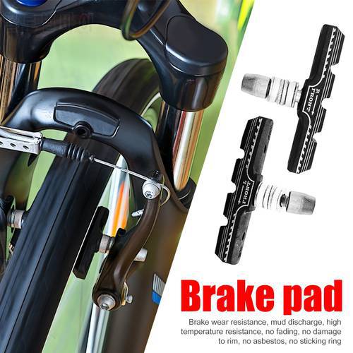 VXM MTB Mountain Road Bike Brake Block Rubber Bicycle Cycling V-brake Shoes Pads Bicycle Oil Pressure Disc Brake Set