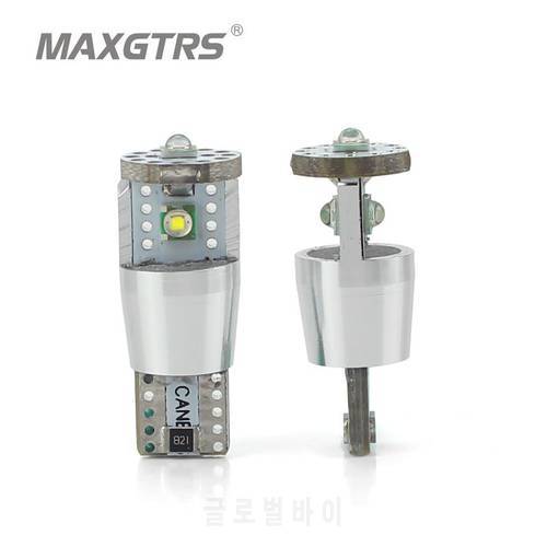 2Pcs T10 W5W 15W 1350lm High Power Cree Chip XP-E CANBUS NO ERROR White LED Upgrade DRL Backup Reverse Map Dome Light Sourcing