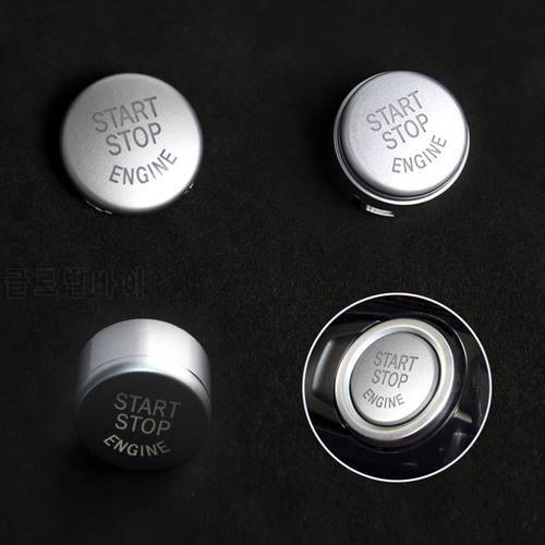 For BMW 1 2 3 4 5 7 F01 F20 F30 G30 X1 X3 X4 X5 X6 F48 F15 F16 F25 F26 ABS Chrome Silver Engine Start Stop Switch Button Cover
