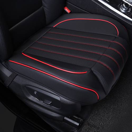 2018 new car cushions for four seasons with three pieces of backless skid front row single seat leather backseat cushion single