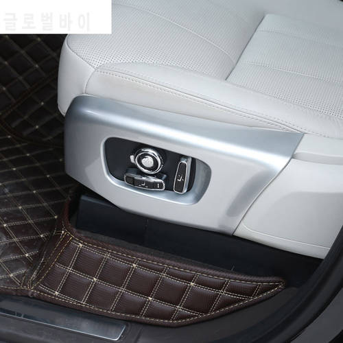 For Land rover Discovery 5 2017-19 ABS Chrome Car Seat Side Cover Frame Trim For Range Rover Velar RR Sport 2018 2019