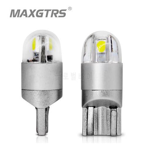 2x T10 168 194 W5W LED For 3020 Chip Replacement Bulbs Canbus Car License Plate Parking Lights Car Light Source 12V