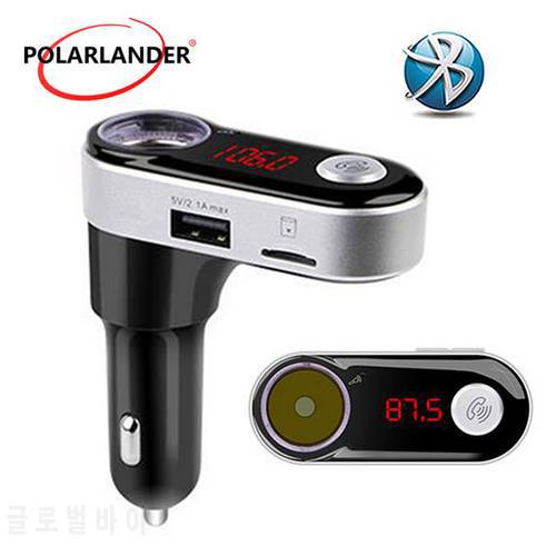 Car Charger Cigarette Lighter Bluetooth Car Kit 180 Degree FM Transmitter With USB Charger MP3 Player Car Handsfree LCD screen