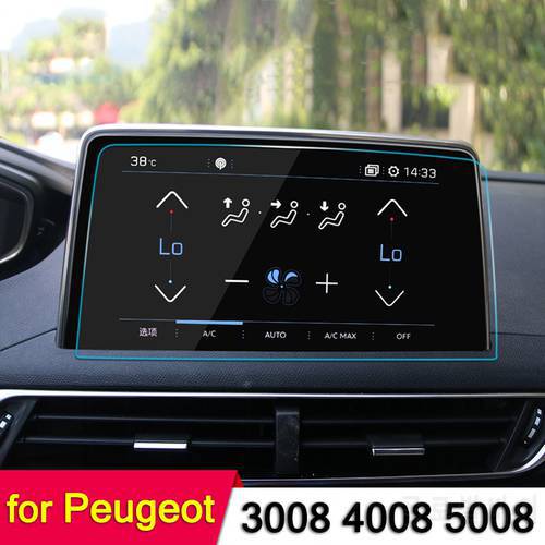 Tempered Glass Protective Film Screen Protector Sticker For Peugeot 3008 5008 GT 2017 2018 2019 Car GPS Navigation Accessories