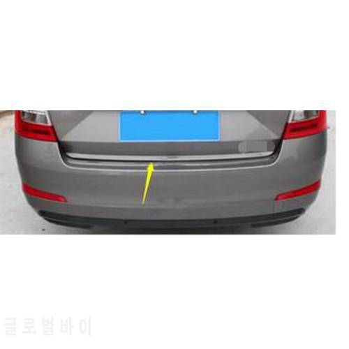 FIT FOR 2014-2017 for skoda Octavia A7 CHROME REAR BOOT DOOR TRUNK COVER TRIM TAILGATE GARNISH MOLDING STRIP Accessories
