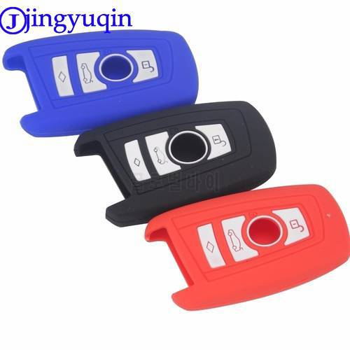 jingyuqin 10ps Remote 3 Buttons Car Key Cover Case For Bmw E46 E53 F30 F10 F20 F30 X1 X3 X4 X650 GX400 RX270 RX450h RX350 LX570