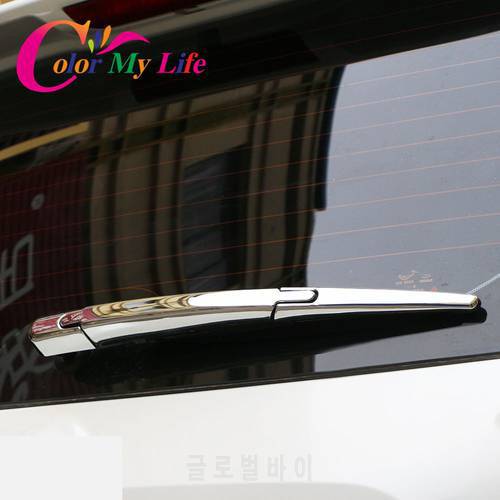 Color My Life Chrome Rear Water Wiper Protection Cover Wiper Windshield Blade Trim Sticker For Nissan Juke 2015-2017 Accessories