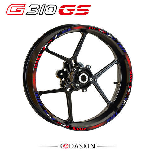 KODASKIN G310GS Motorcycle Wheel Decals 12rim Stickers Set for BMW G310 GS G310GS 19&39&3917&39&39 Stripes