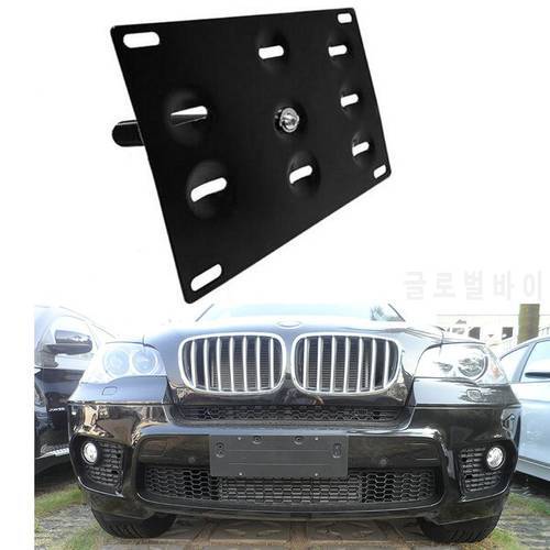 T6061 Aluminum Front Tow Hook License Plate Mounting Bracket Holder For 2008-2012 BMW E82 E88 1 Series 128i 135i 1M