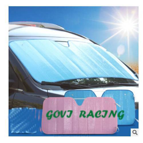 140*70cmCar Window Sun Shade Car Windshield Visor Cover Block Front Window Sunshade UV Protect Car Window Film auto parasoles