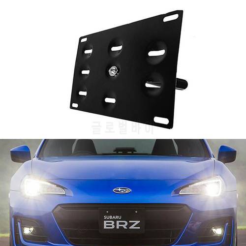 New Bumper Tow Hook License Plate Mounting Bracket Holder For 2012-2016 Subaru BRZ