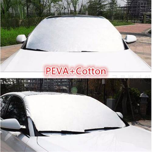 Universal Car Covers Windshield Sunshade Snow Covers Frost Guard Auto Sun Shade Car Styling Snow Ice Protector Windscreen Cover